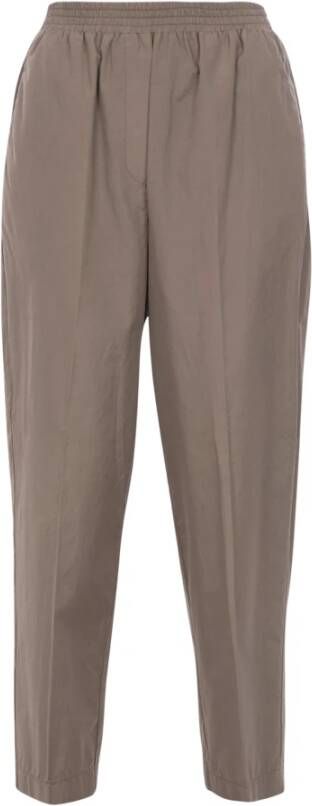 Mauro Grifoni Slim-fit Trousers Bruin Dames