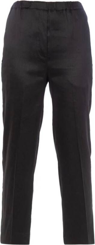 Mauro Grifoni Slim-fit Trousers Zwart Dames