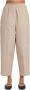 Mauro Grifoni Straight Trousers Beige Dames - Thumbnail 1