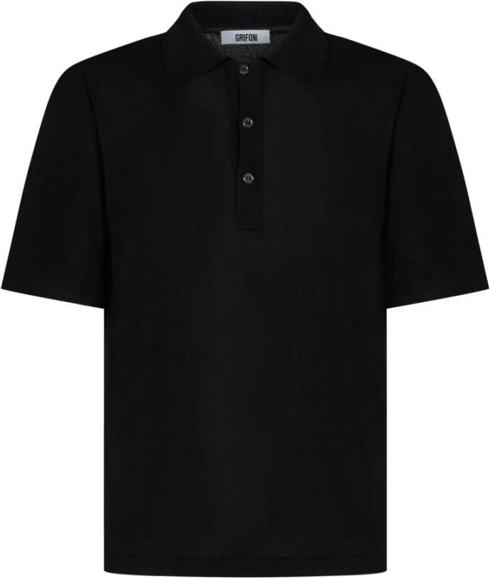 Mauro Grifoni T-Shirts Zwart Heren