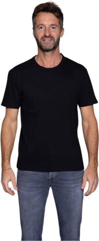 Mauro Grifoni Casual Katoenen T-Shirts Collectie Black