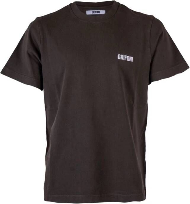 Mauro Grifoni T-shirts Zwart Heren