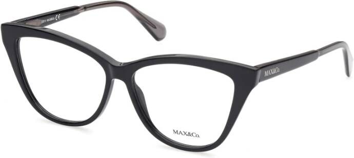 Max & Co Zwarte Cat Eye Optische Frames Black Dames