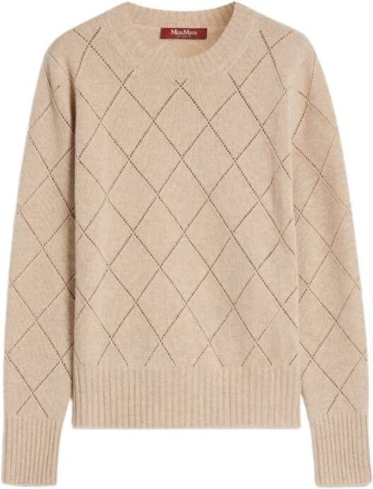 Max Mara 1U Sweaters Studio Collectie Beige Dames