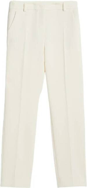 Max Mara Weekend Chino`s in ivoor Beige Dames