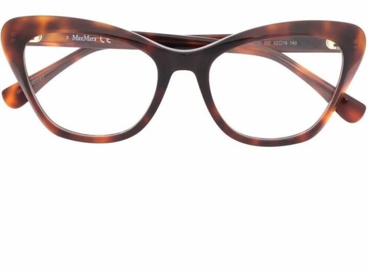 Max Mara Bruine Butterfly Optische Monturen Brown Dames