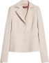 Max Mara Studio Blazerjas Beige Dames - Thumbnail 1