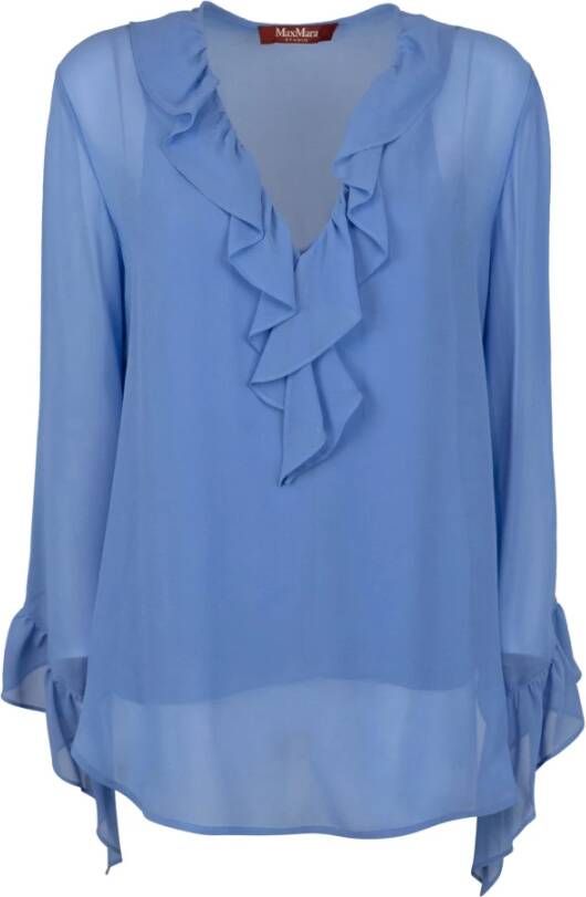 Max Mara Blouses Blauw Dames