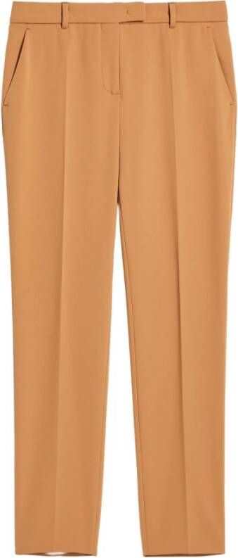 Max Mara Brede broek Bruin Dames