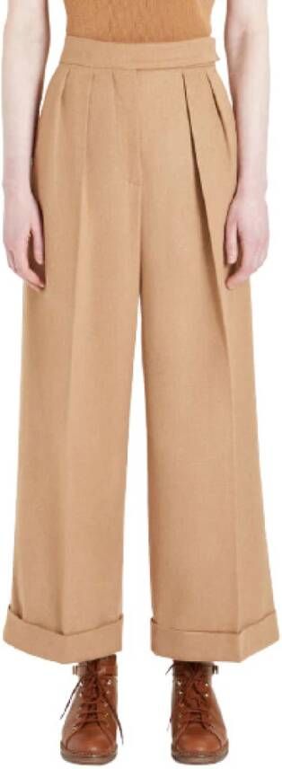 Max Mara broek kameel Bruin Dames