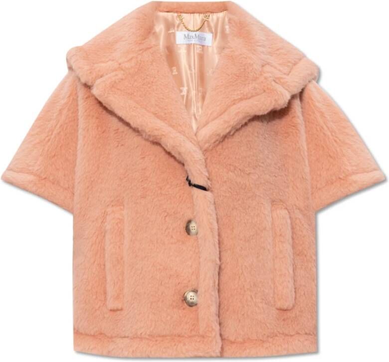 Max Mara Cambusa bont poncho Roze Dames