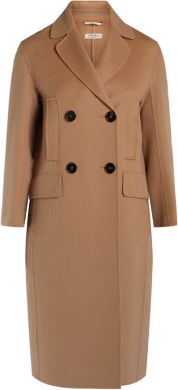 Max Mara Coats Beige Dames