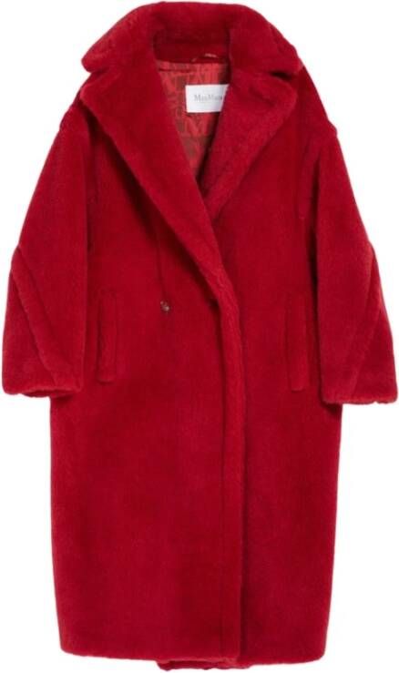 Max Mara Coats Rood Dames