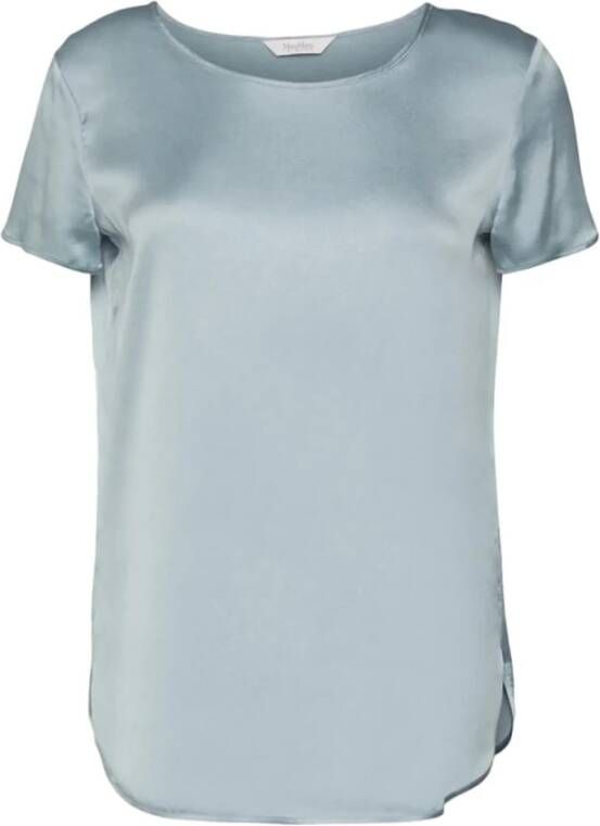 Max Mara Cortona Dames T-Shirt Stijlvol en Comfortabel Blauw Dames