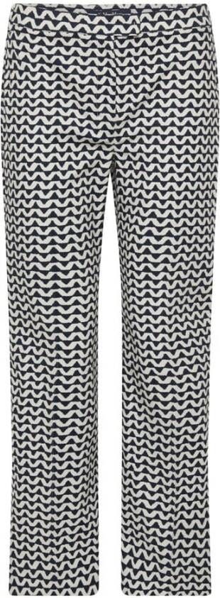 Max Mara Cropped Trousers Blauw Dames