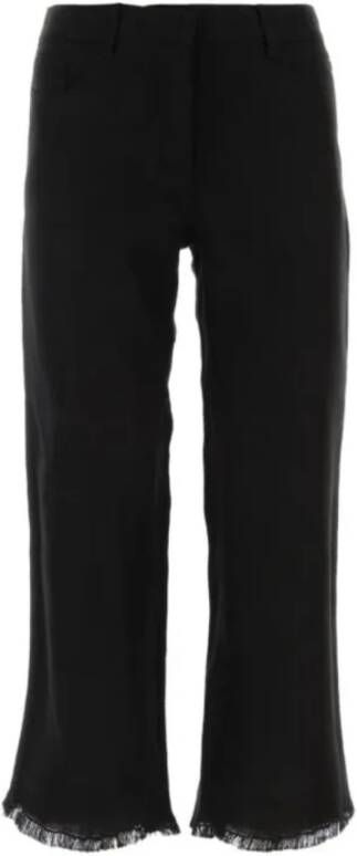 Max Mara Cropped Trousers Zwart Dames