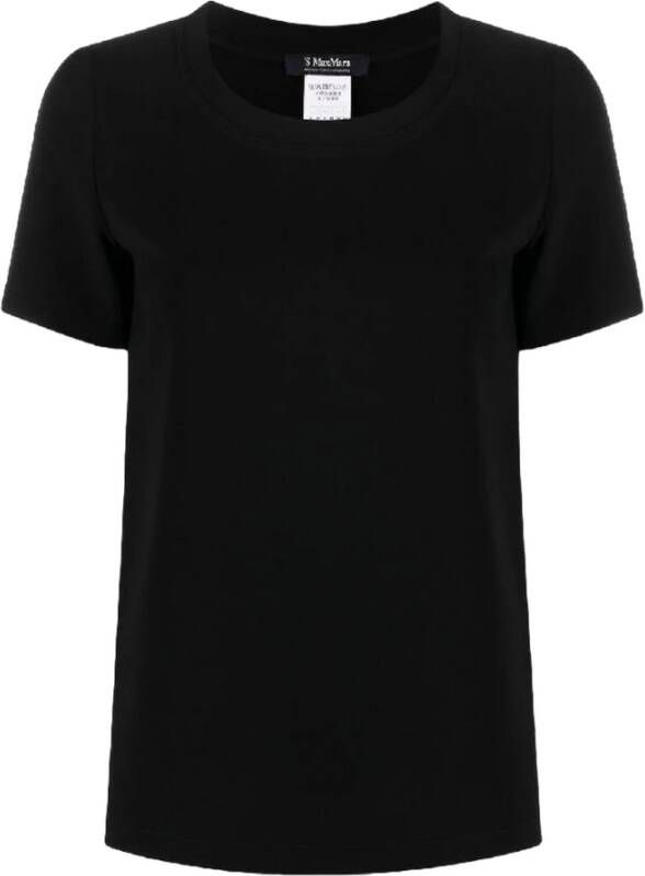 Max Mara Dames Acetaat-Polyester T-Shirt Zwart Dames