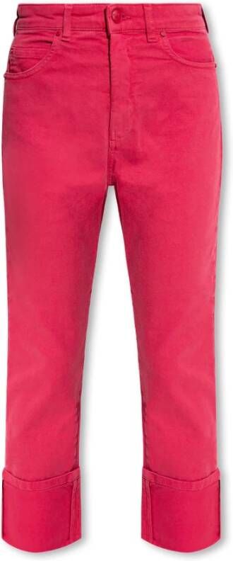 Max Mara Decano straight leg jeans Roze Dames