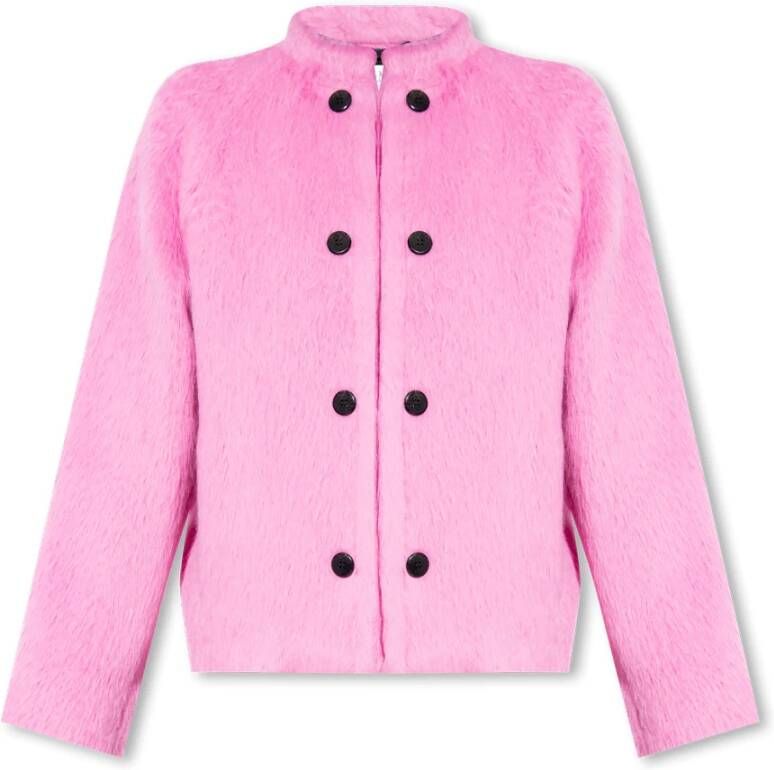 Max Mara Donald wollen jas Roze Dames