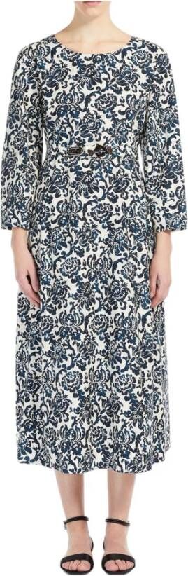 Max Mara Dresses Blauw Dames