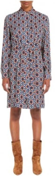 Max Mara Dresses Blauw Dames