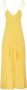 SPORTMAX Gele Viscose Slip Jurk Yellow Dames - Thumbnail 3