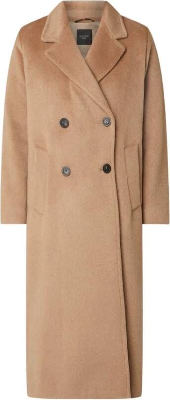 Max Mara Dubbelbreasted jassen Beige Dames