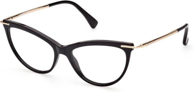 Max Mara Elegante Cat-Eye Optische Monturen Black Dames