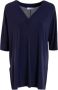 Max Mara Vrijetijds T-shirt met viscosemix Black Dames - Thumbnail 1