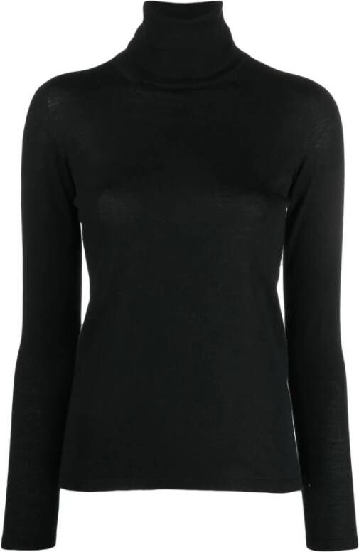Max Mara Elegante Zwarte Coltrui Zwart Dames