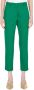 Max Mara Emerald Cropped Broek Groen Dames - Thumbnail 1