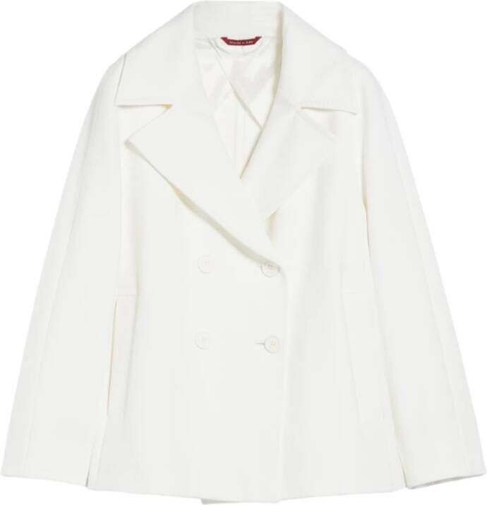 Max Mara Espero Jas White Dames