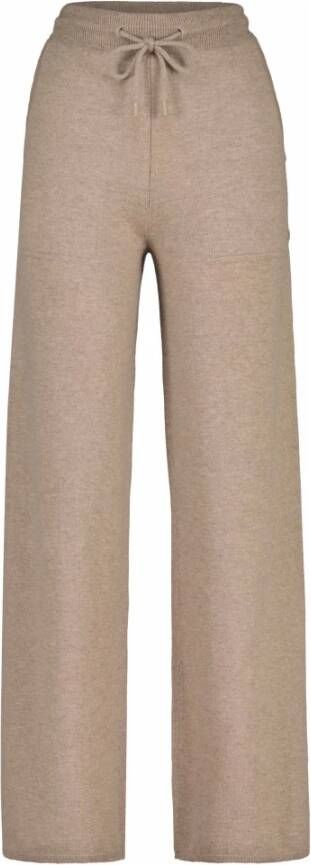 Max Mara Essentiële Wollen Broek Beige Dames