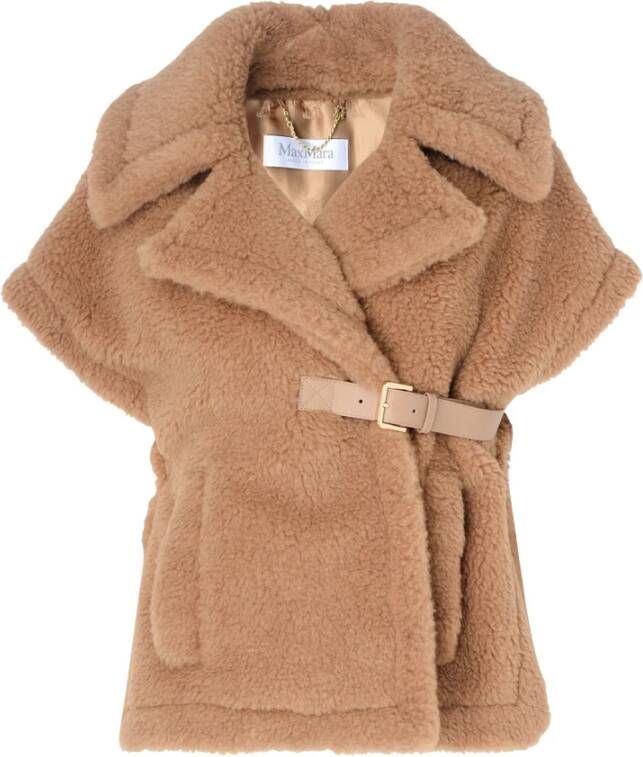 Max Mara Faux Fur & Shearling Jackets Bruin Dames