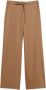 Max Mara Floria Wollen Flanel Broek Brown Dames - Thumbnail 1