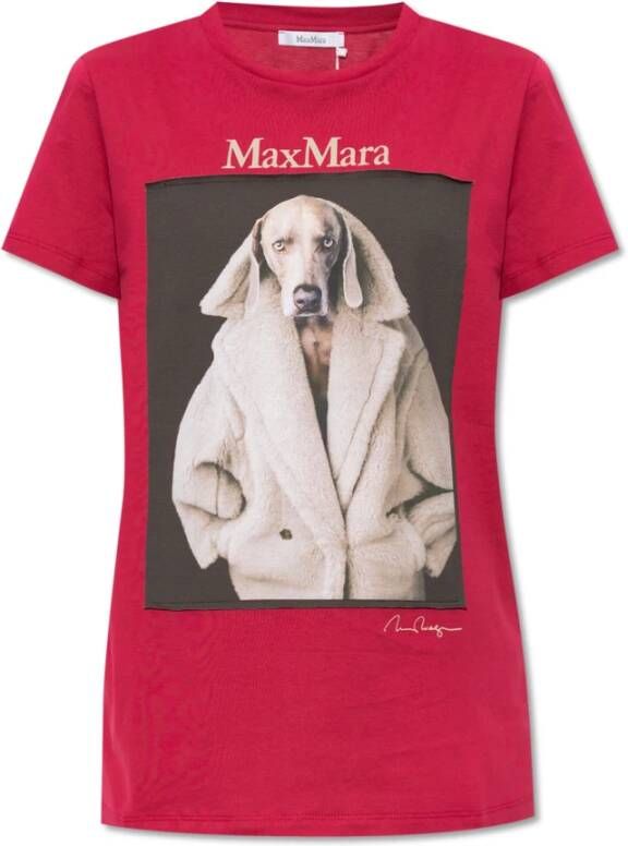 Max Mara Geldig T-shirt Roze Dames
