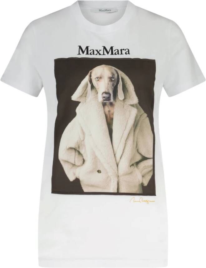 Max Mara Geldig T-Shirt White Dames