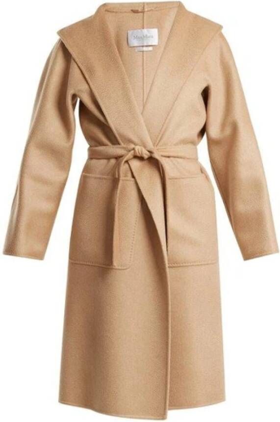 Max Mara Getailleerde Jas Bruin Dames