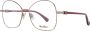 Max Mara Bronzen Butterfly Optische Monturen Stijlvol Elegant Brown Dames - Thumbnail 1