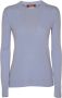 Max Mara Zuivere Kasjmier Gebreide Trui Purple Dames - Thumbnail 1