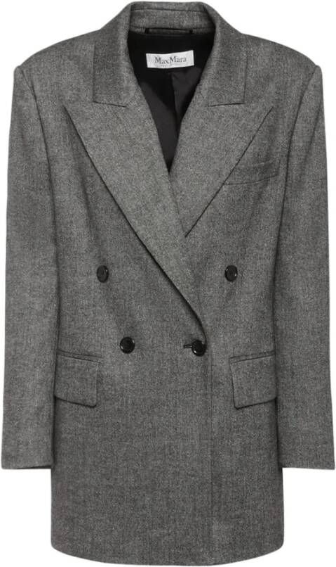 Max Mara Grijze Blazer Gray Dames