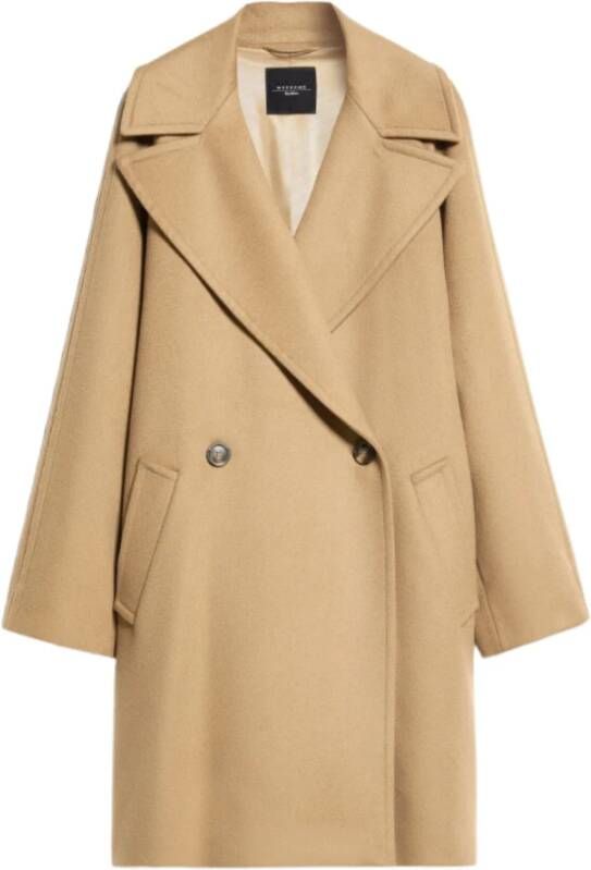 Max Mara Kameel Jassen voor Dames Beige Dames