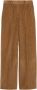 Max Mara Weekend Ribfluwelen Katoenen Wijde Broek Brown Dames - Thumbnail 2