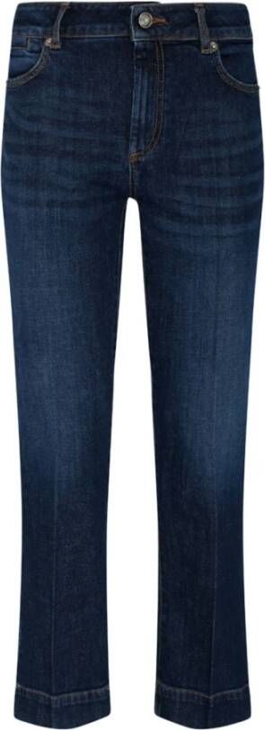 Max Mara Lichtblauwe Messico Denim Mini Flare Jeans Meerkleurig Dames
