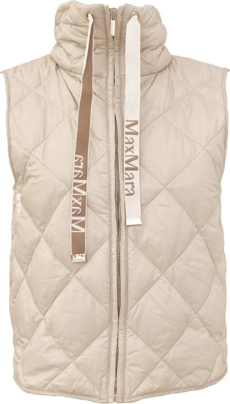 Max Mara Lichtgewicht Tregic Vest Beige Dames