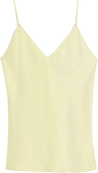 Max Mara Lucca Mouwloze Top Yellow Dames