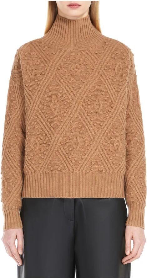 Max Mara Studio Gebreide pullover met ribboorden model 'PANINO'