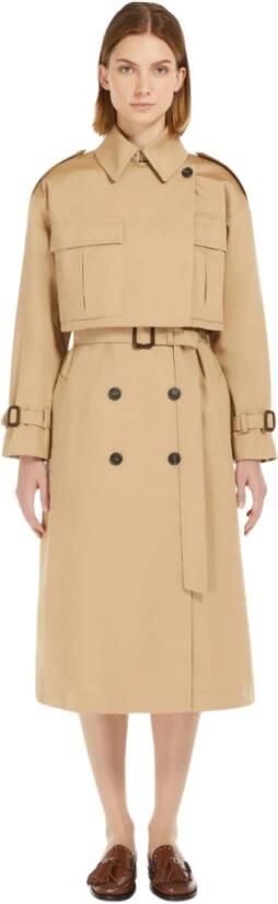 Weekend Max Mara Trenchcoat met platte kraag model 'VIVETTA' - Foto 5