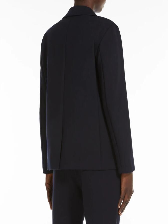 Max Mara Blauwe Joice Blazer Jersey Milano Blue Dames