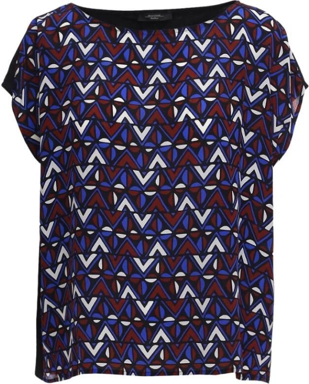 Max Mara Elegante Blouse Papilla Multicolor Dames